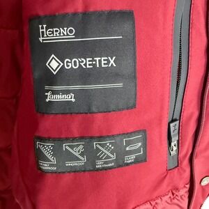 Herno Laminar Gore-Tex Women's Down Coat Piumino Donna Medio / Half Coat‎ Red